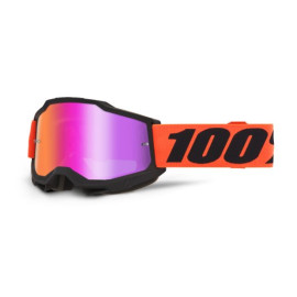 100% MASCHERA 100% ACCURI 2 FERRAN - LENTE A SPECCHIO ROSSA