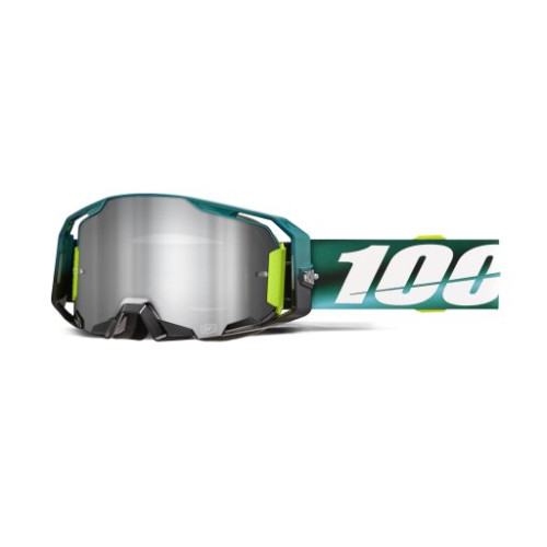 100% MASCHERA 100% ARMATIC POLARITY - LENTE A SPECCHIO ARGENTO