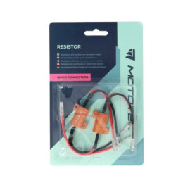MOTOTEC COPPIA DI RESISTENZE PRE-CABLATE CON CONNETTORI RAPIDI, 2PZ - 12V