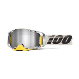 100% MASCHERA 100% ARMEGA VIGGO - LENTE A SPECCHIO ARGENTO