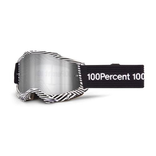 100% MASCHERA 100% ACCURI 2 SAMBA - LENTE A SPECCHIO ARGENTO