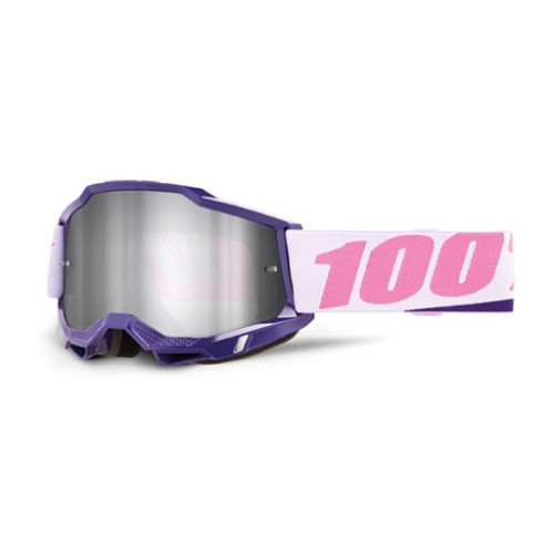 100% MASCHERA 100% ACCURI 2 YUMIKO - LENTE A SPECCHIO ARGENTO