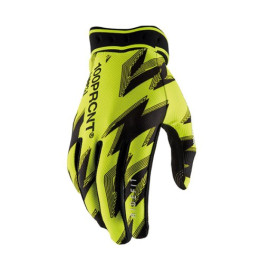 100% GUANTI 100% RIDEFIT FLUO YELLOW/BLACK (M)