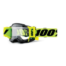 100% MASCHERA 100% ACCURI 2 FORECAST YELLOW - LENTE TRASPARENTE