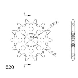PIGNONE P520 - Z15 (DIS.27500)