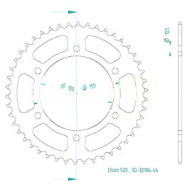 CORONA IN ACCIAIO P520 - Z46 (DIS.00045)