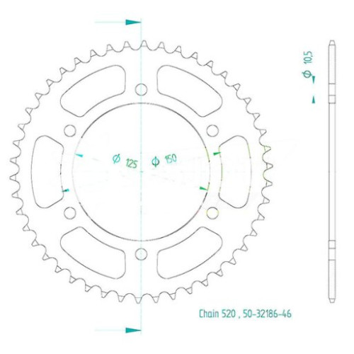 CORONA IN ACCIAIO P520 - Z46 (DIS.00045)