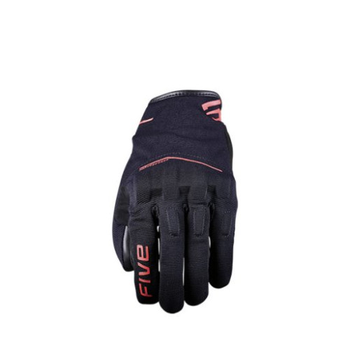 FIVE GLOVES GUANTI FIVE RS4 EVO BLACK/FLUO RED (M)