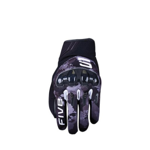 FIVE GLOVES GUANTI FIVE RSX CAMO BLACK/WHITE (S)