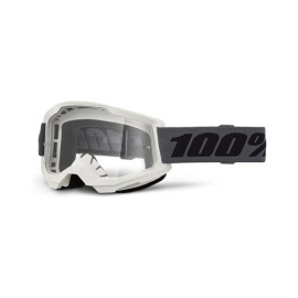 100% MASCHERA 100% STRATA 2 GREY - LENTE TRASPARENTE