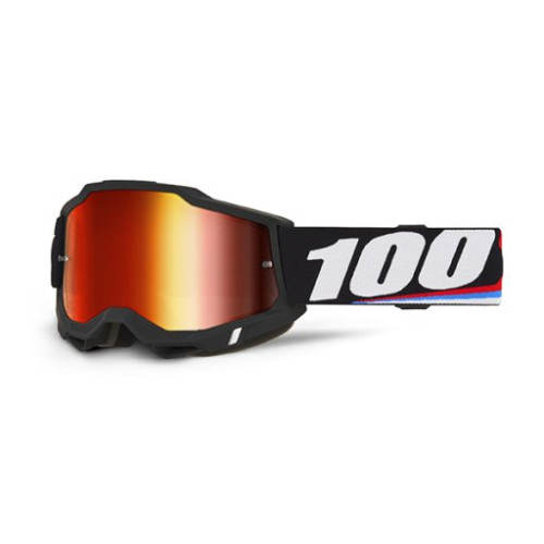 100% MASCHERA 100% ACCURI 2 MAGNUS - LENTE A SPECCHIO ROSSA