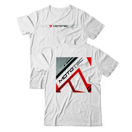 MOTOTEC T-SHIRT MOTOTEC WHITE BLAZE (TAGLIA: XXL)
