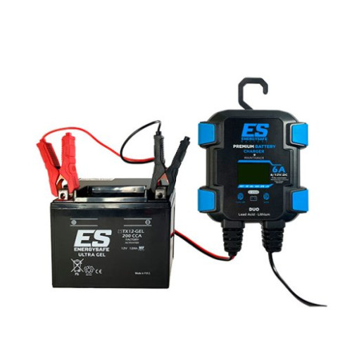 ENERGY SAFE CARICABATTERIE ENERGYSAFE 6V/12V PREMIUM DUO PRO 6A