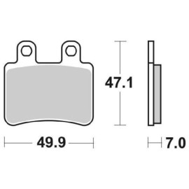 SET PASTIGLIE FRENO SBS 167CT