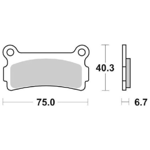SET PASTIGLIE FRENO SBS 636HF