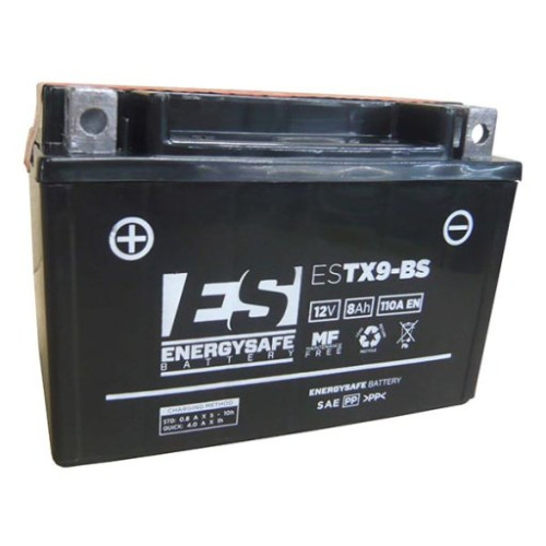 BATTERIA ENERGYSAFE ESTX9-BS 12V-8AH (SIGILLATA CON ACIDO A CORREDO)
