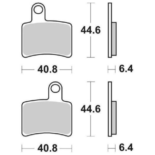 SET PASTIGLIE FRENO SBS 896RSI