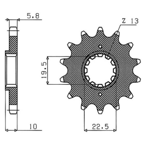 PIGNONE P520 - Z15 (DIS.22303)