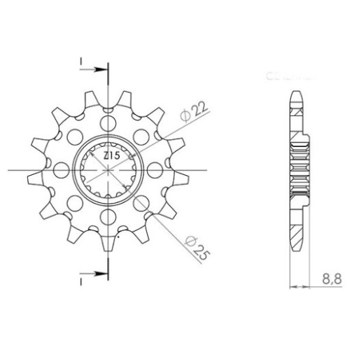 PIGNONE P520 - Z15 (DIS.73301)