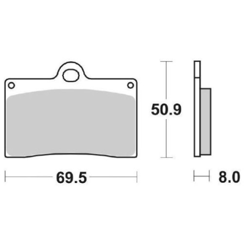 SET PASTIGLIE FRENO SBS 566HS