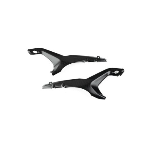 LIGHTECH Fianchetti Sotto Serbatoio In Carbonio - Opaco (Coppia)