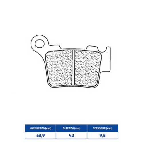 SET PASTIGLIE FRENO CL BRAKES 1108X59