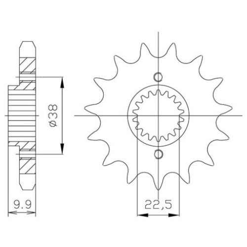 PIGNONE P520 - Z15 (DIS.00513)