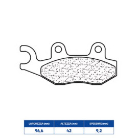 SET PASTIGLIE FRENO CL BRAKES 3078MSC