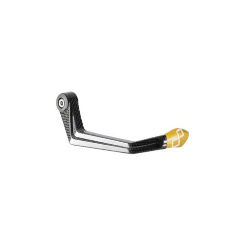 LIGHTECH Protezione Leva Freno in Carbonio/ Terminale Colorato - Interasse 132 mm