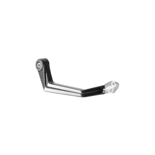 LIGHTECH Protezione Leva Freno in Carbonio/ Terminale Colorato - Interasse 132 mm