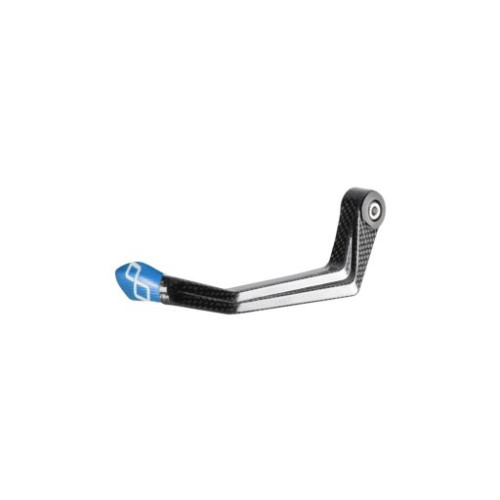 LIGHTECH Protezione Leva Frizione in Carbonio/ Terminale Colorato - Interasse 132 mm
