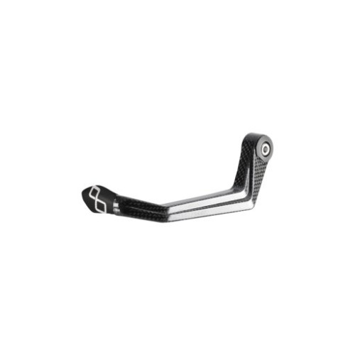 LIGHTECH Protezione Leva Frizione in Carbonio/ Terminale Colorato - Interasse 132 mm