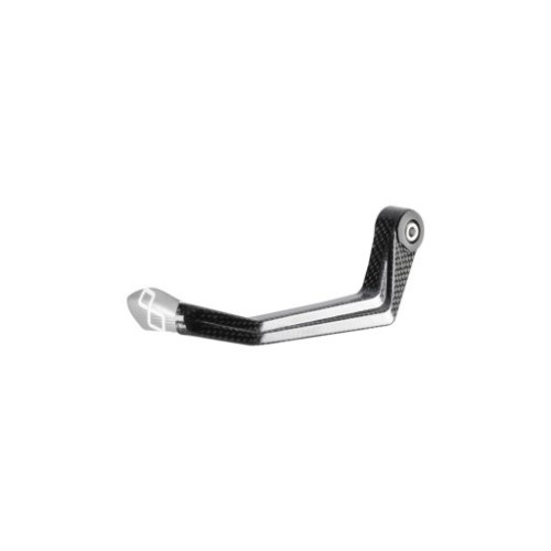 LIGHTECH Protezione Leva Frizione in Carbonio/ Terminale Colorato - Interasse 132 mm