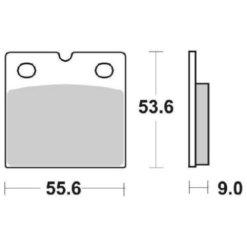 SET PASTIGLIE FRENO SBS 506LS