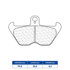 SET PASTIGLIE FRENO CL BRAKES 2430XBK5