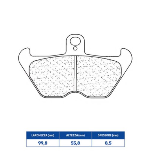 SET PASTIGLIE FRENO CL BRAKES 2430XBK5