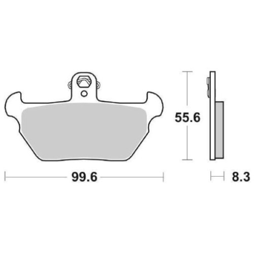 SET PASTIGLIE FRENO SBS 644HS