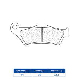 SET PASTIGLIE FRENO CL BRAKES 2900RX3