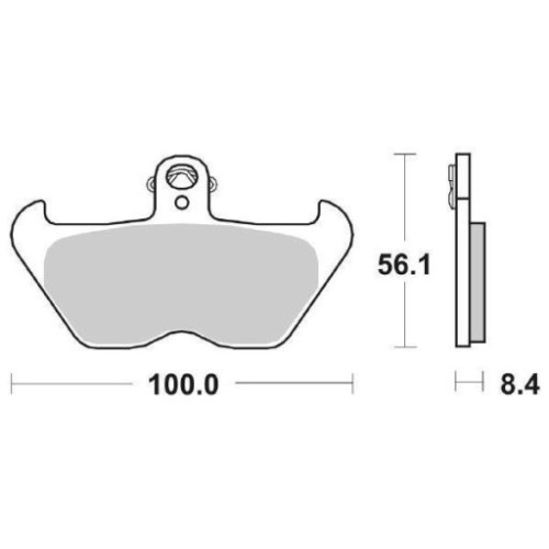 SET PASTIGLIE FRENO SBS 703HS