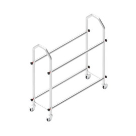 LIGHTECH Carrello Porta Cerchi In Acciaio