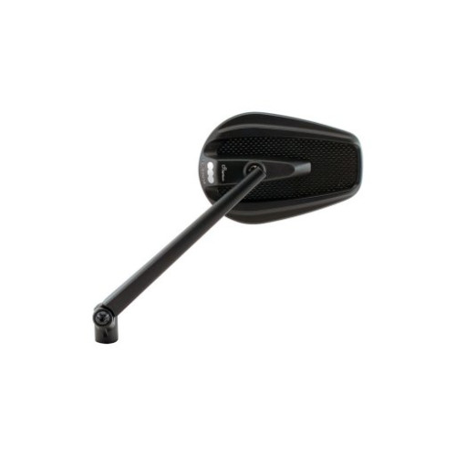 LIGHTECH Specchio In Alluminio-Carbonio ( M10x1,25)( 2 Perni Dx + 1 Sx) Lato Destro