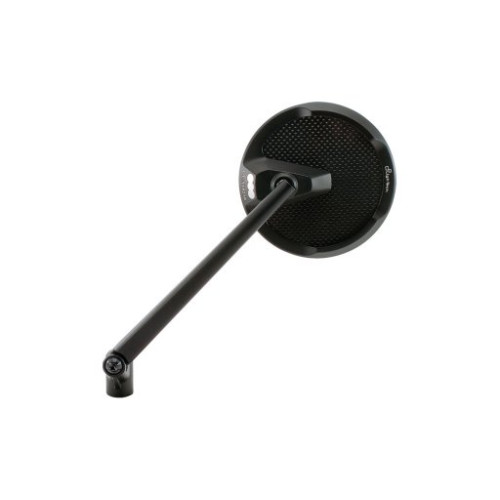 LIGHTECH Specchio Rotondo In Alluminio-Carbonio (M10x1,25) (2 Perni Dx + 1 Sx) Lato SX