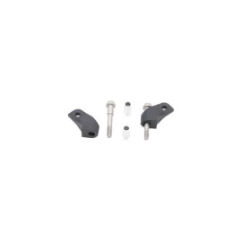 LIGHTECH Kit Conversione Adattatori Specchio Da Carena A Manubrio T-Max (Leve Orginali)