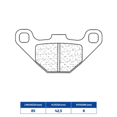 SET PASTIGLIE FRENO CL BRAKES 2306S4