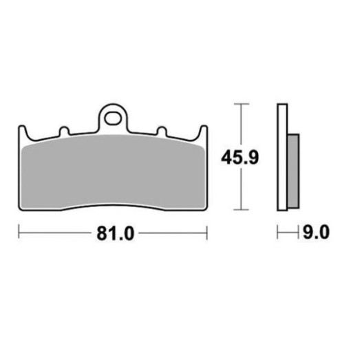 SET PASTIGLIE FRENO SBS 778RST