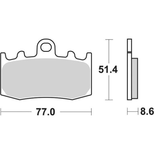 SET PASTIGLIE FRENO SBS 796RST