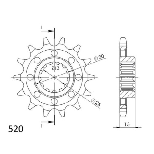 PIGNONE P520 - Z15 (DIS.61801)