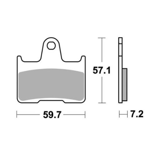 SET PASTIGLIE FRENO SBS 984LS