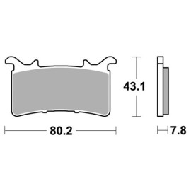 SET PASTIGLIE FRENO SBS 985RST