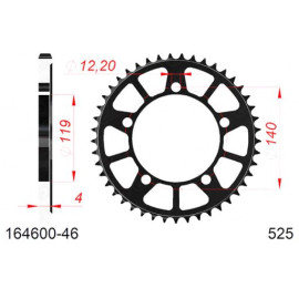 CORONA AFAM IN ACCIAIO P525 - Z46 (DIS.16460)